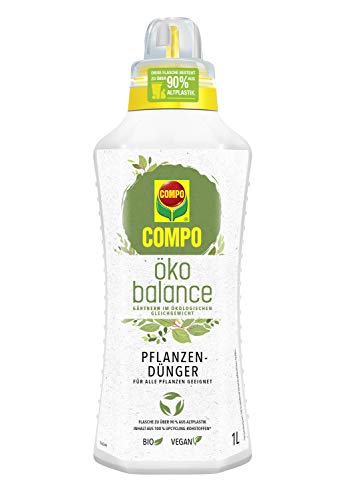 Compo öko balance Pflanzdünger, Für alle Pflanzen geeignet, Bio, Vegan, 1 Liter - 1