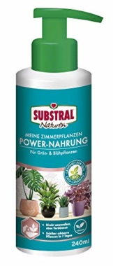 Substral Naturen Meine Zimmerpflanzen Power Nahrung, Veganer rein pflanzlicher Bio-Flüssigdünger, 240 ml - 1