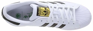 adidas Originals Mens Superstar Vegan Sneaker, Footwear White/Core Black/Green,44 2/3 EU - 7